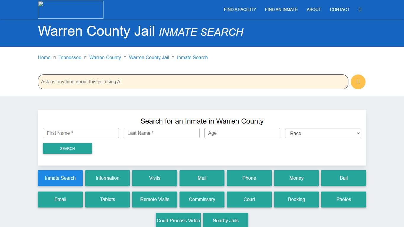 Warren County Inmate Search & Roster Find Inmates TN